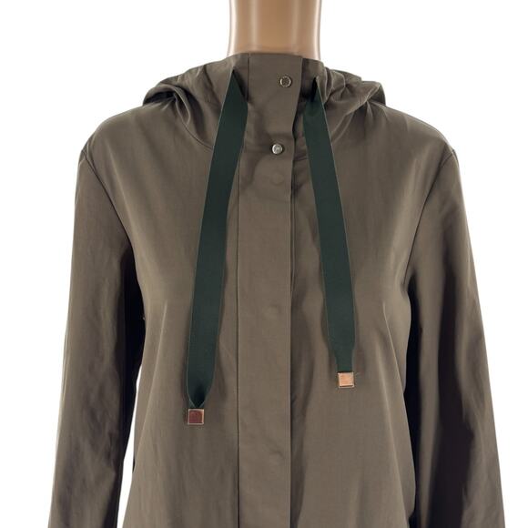 Cuyana Brown Hooded Coat - Picture 4 of 12